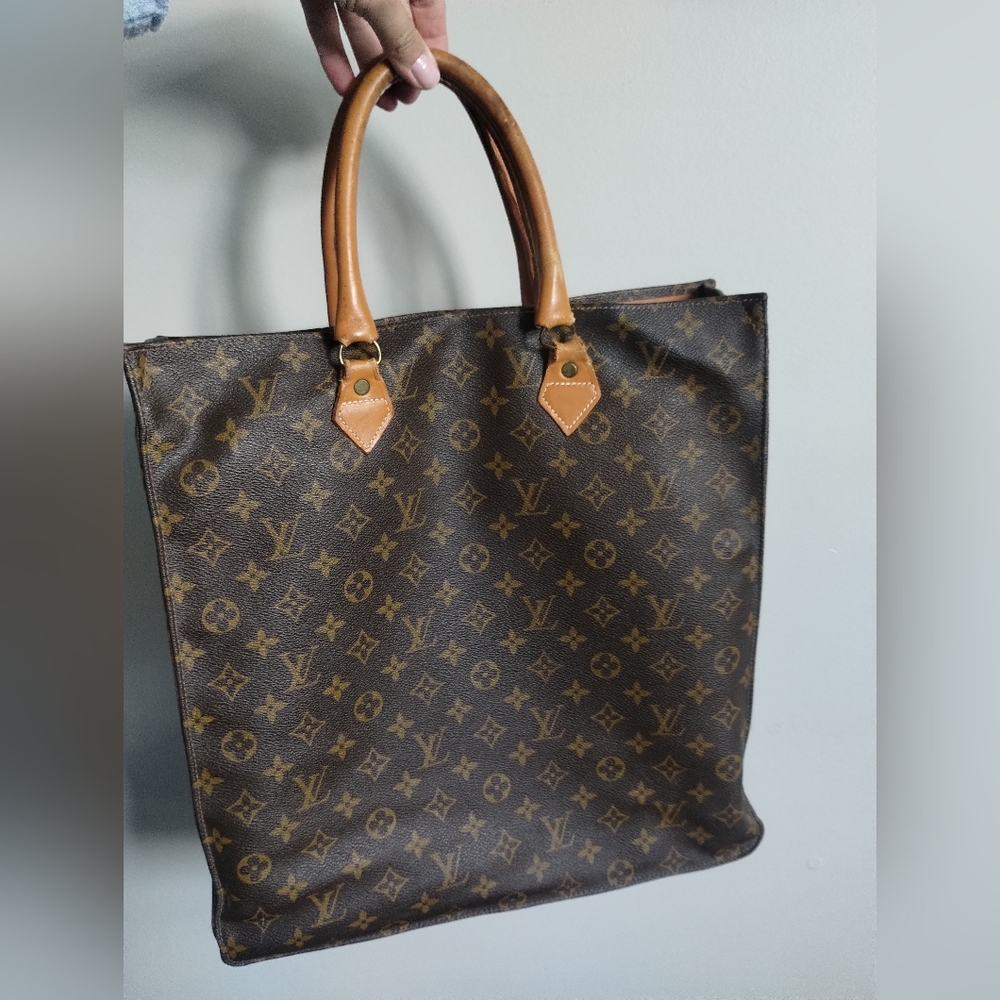 Louis Vuitton Brown Monogram Tote Bag - Picture 11 of 16